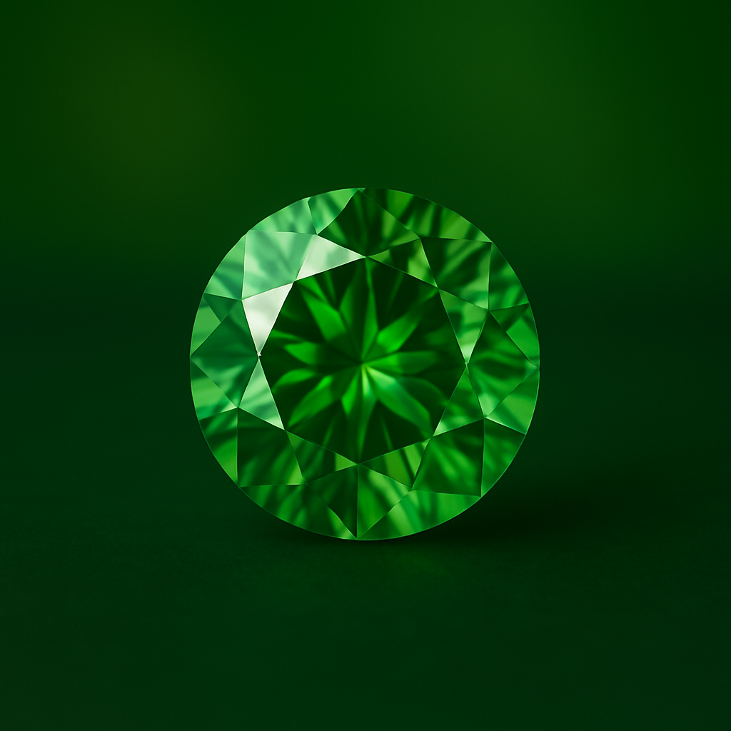Natural Unheated Green Sapphire, 1.06 ct