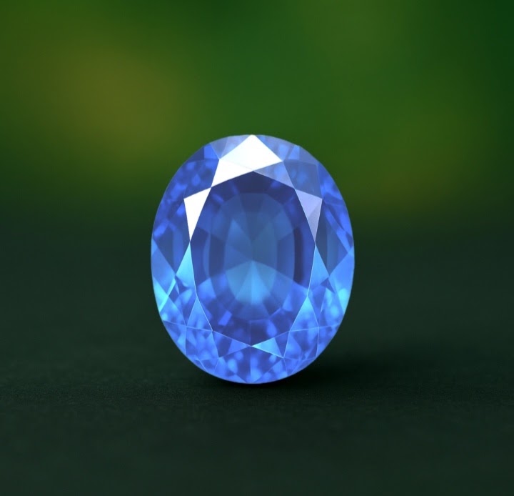 Natural Unheated Blue Sapphire, 5.03 ct