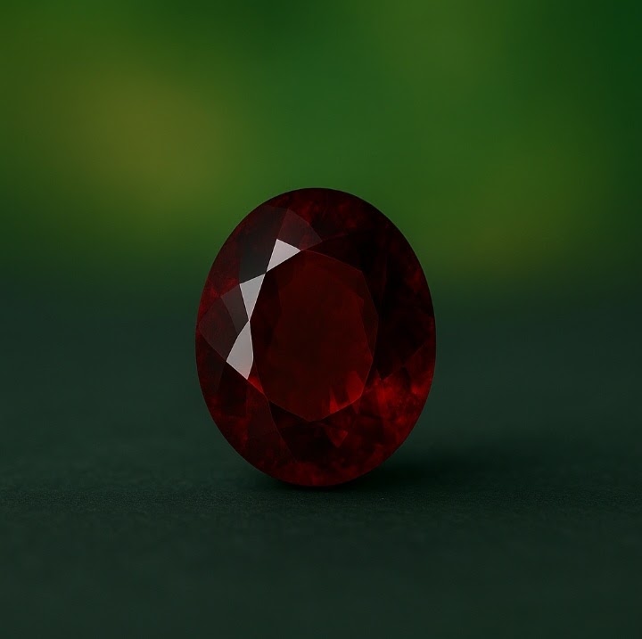 Natural Red Garnet, 12.03 ct