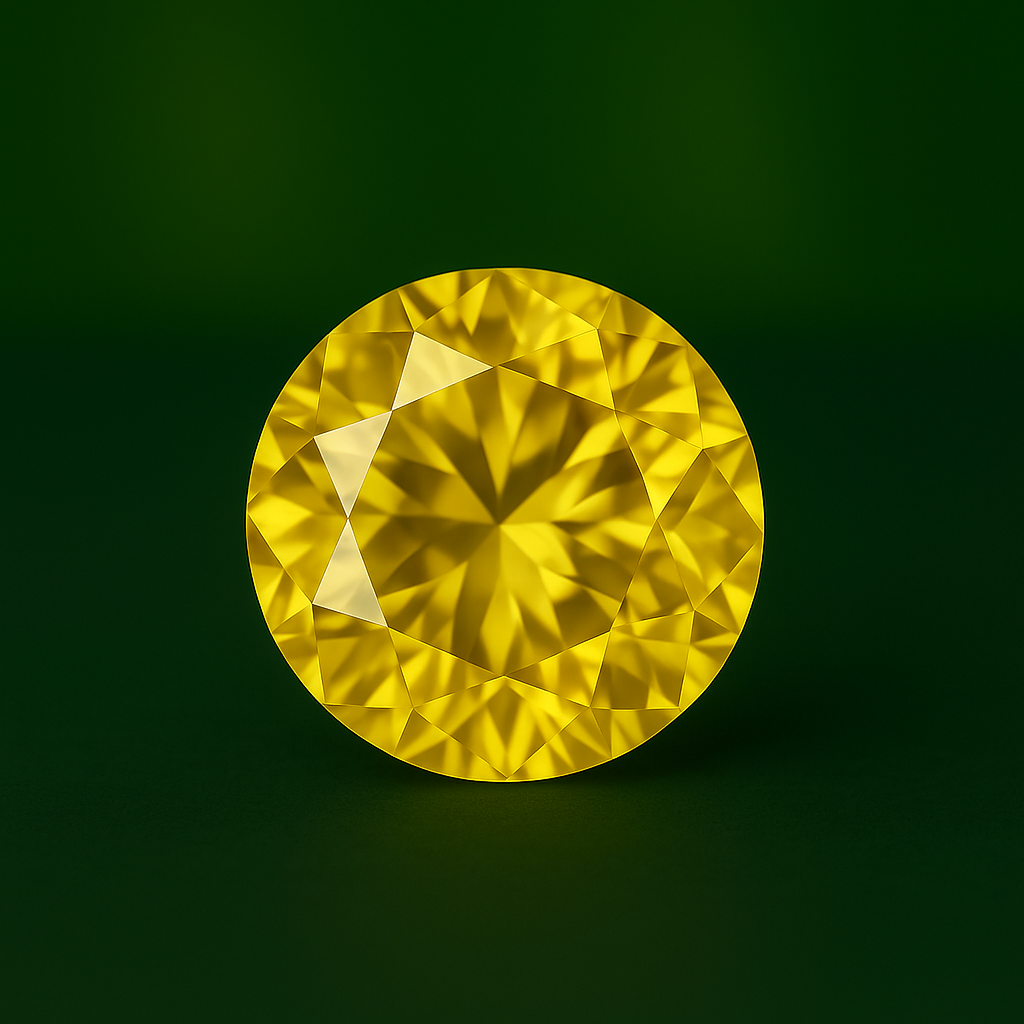 Natural Heated Yellow Sapphire, 1.09 ct